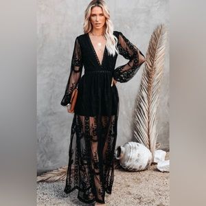 Black Lace Dress